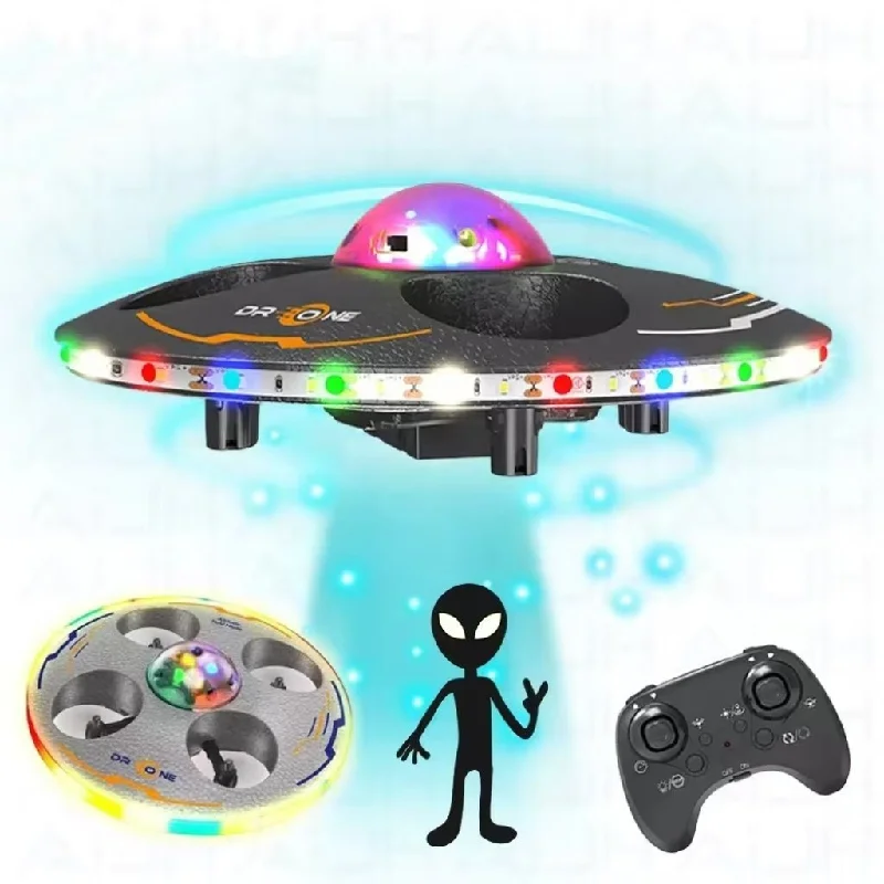 RC Flying UFO Quadcopter LED Luminous Drone