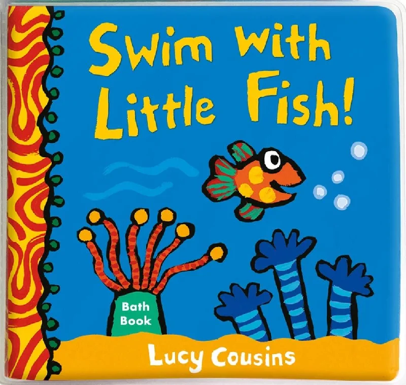 Swim with Little Fish! Ocean Book Baby Toddler Bath Toys